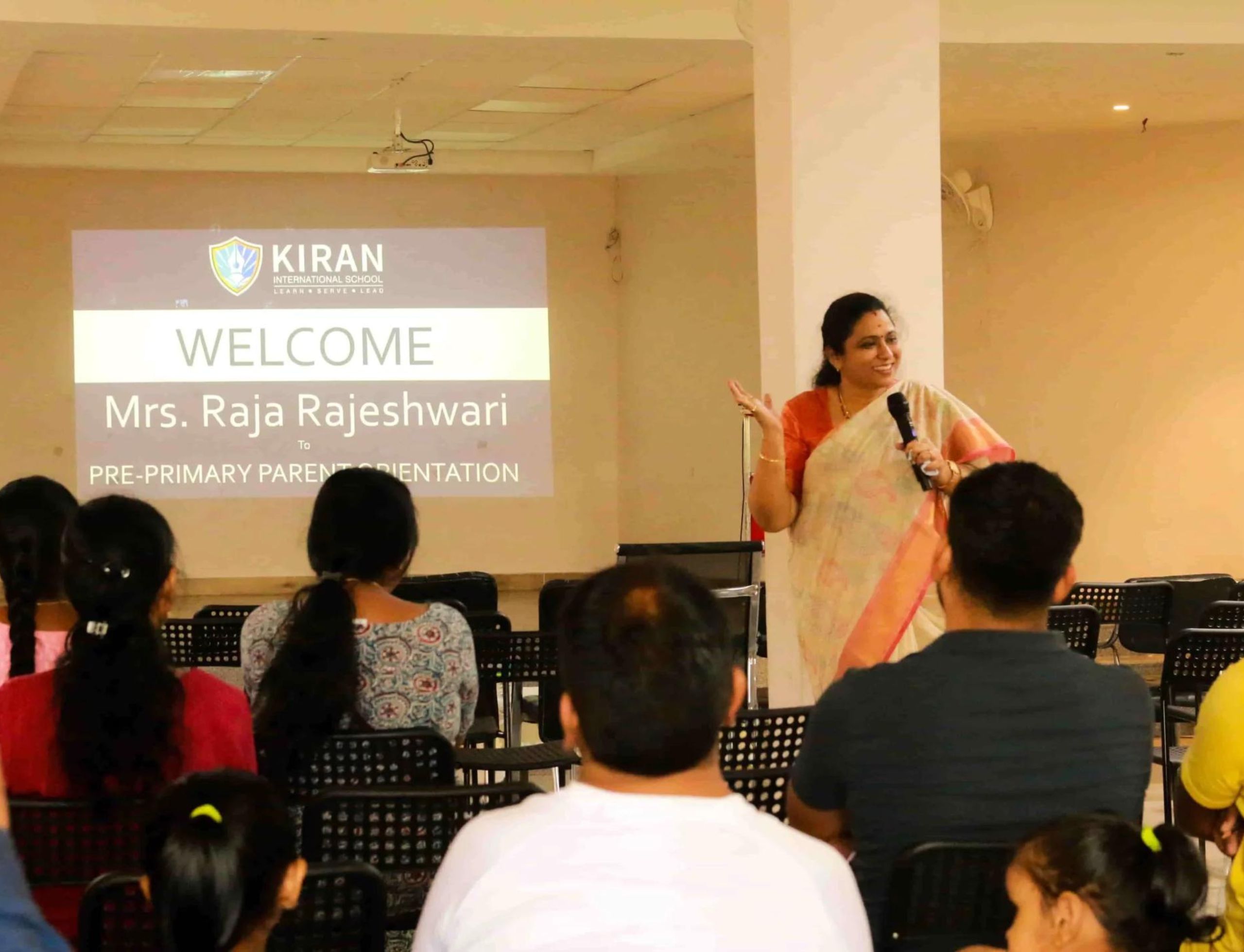 A photo from a Parent Counseling Session at Kiran International School, illustrating the proactive engagement of parents in the education process, fostering collaboration between home and school for the benefit of the students.